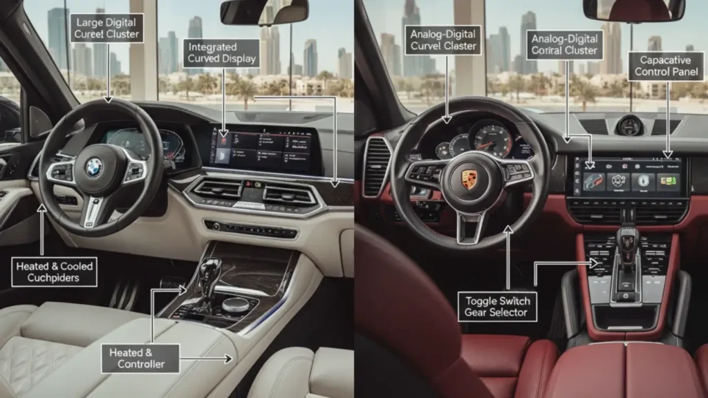 BMW vs Porsche SUVs_ Design & Interior