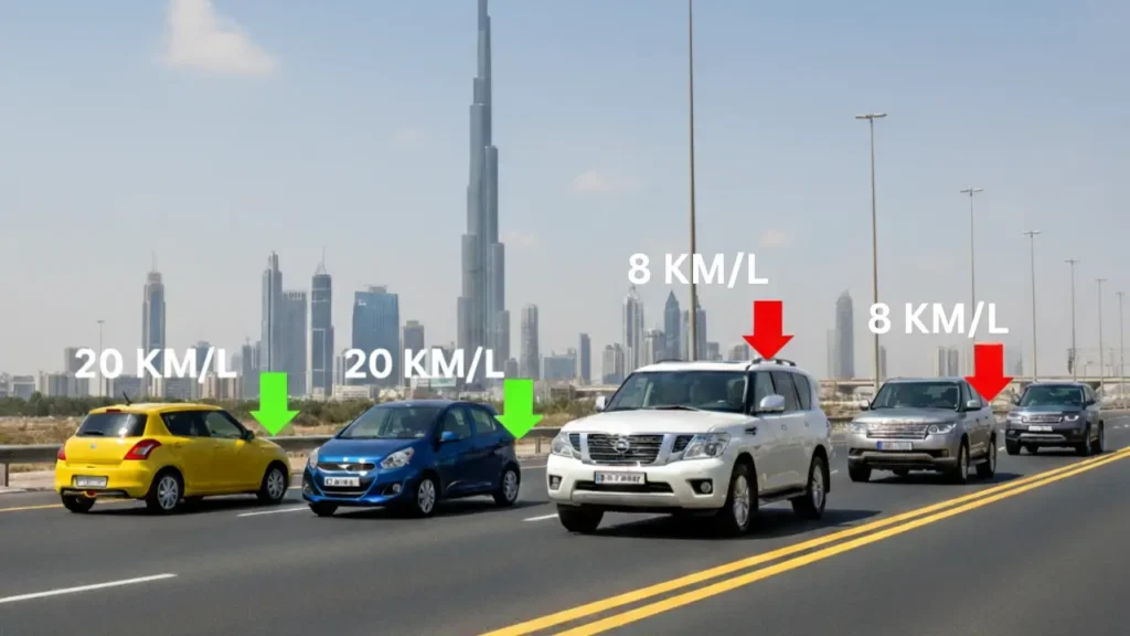 Hatchback vs suvs: Fuel efficiency
