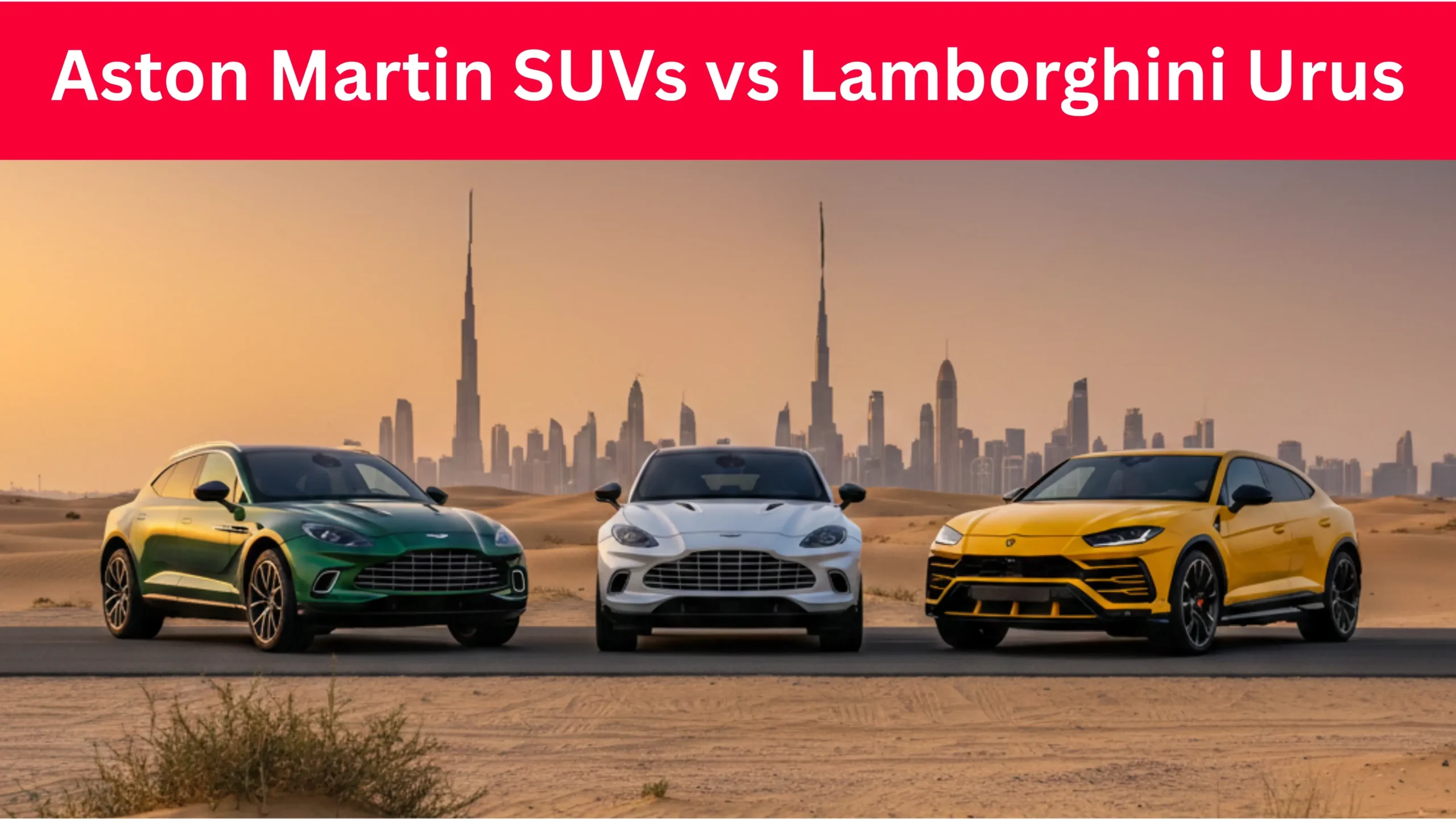 Aston Martin vs Lamborghini Urus