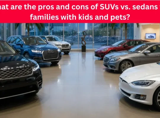 SUVs vs. sedans